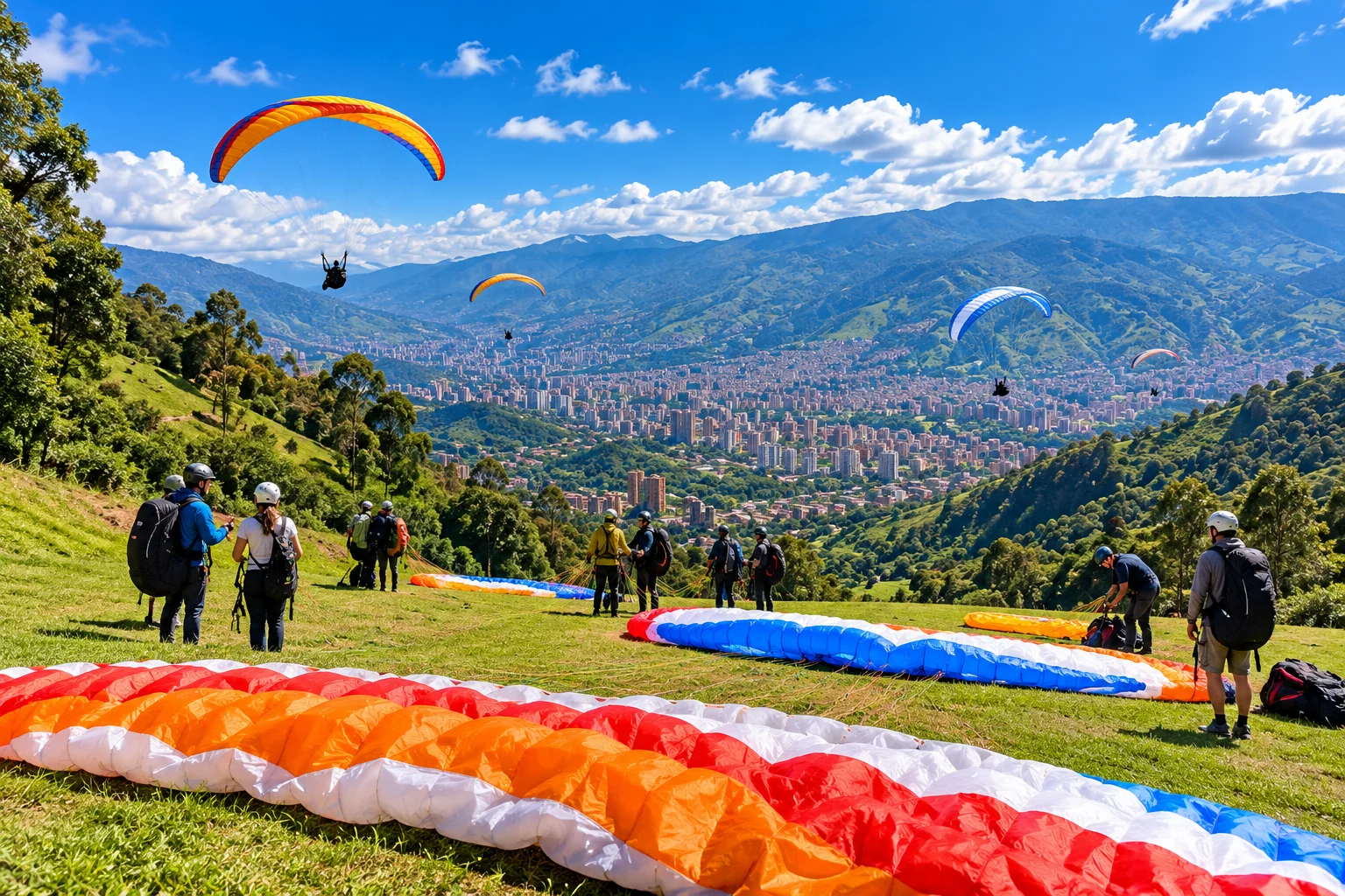 Medellín / San Félix paragliding